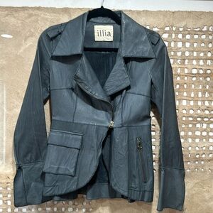 Illia Womens Genuine Leather Jacket